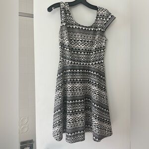 Cute black and white dress